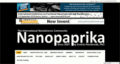 Desktop Screenshot of nanopaprika.eu